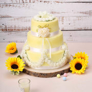 Round Poplar Wood Slices Wedding Centerpieces - Natural