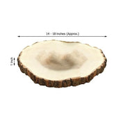 Round Poplar Wood Slices Wedding Centerpieces - Natural
