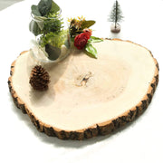 Round Poplar Wood Slices Wedding Centerpieces - Natural