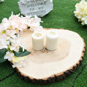Round Poplar Wood Slices Wedding Centerpieces - Natural