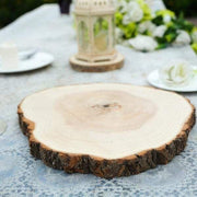 Round Poplar Wood Slices Wedding Centerpieces - Natural