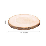 Round Poplar Wood Slices Wedding Centerpieces - Natural