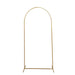 Round Top Metal Floral Display Frame Wedding Arch Backdrop Stand - Gold IRON_STND06_M_GOLD