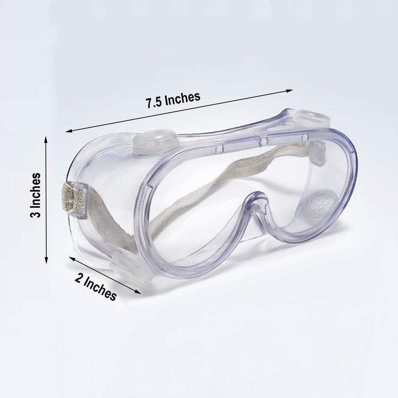 Safety Goggles Adjustable Anti-Scratch Protective Eyewear - Clear CARE_GOGG01