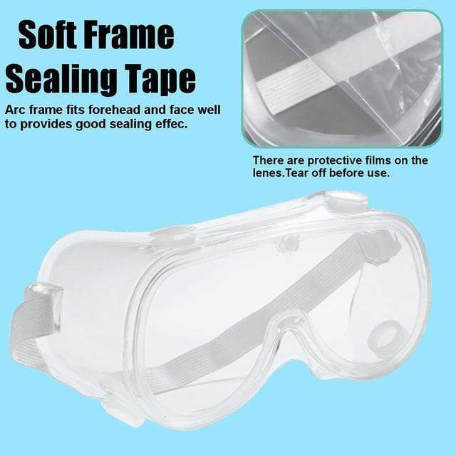 Safety Goggles Adjustable Anti-Scratch Protective Eyewear - Clear CARE_GOGG01