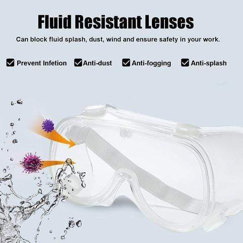 Safety Goggles Adjustable Anti-Scratch Protective Eyewear - Clear CARE_GOGG01