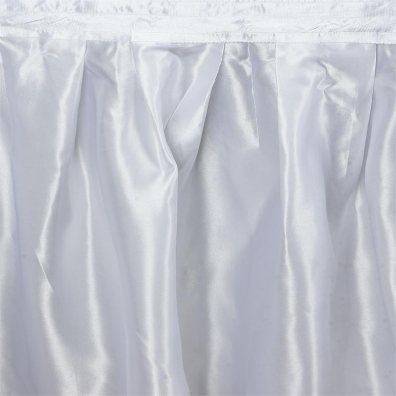 Satin Banquet Table Skirt