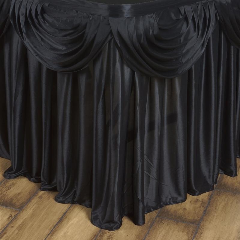Satin Classic Drape Table Skirt