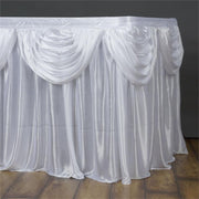 Satin Classic Drape Table Skirt