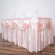 Satin Classic Drape Table Skirt