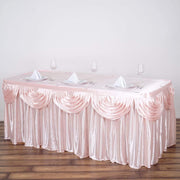 Satin Classic Drape Table Skirt