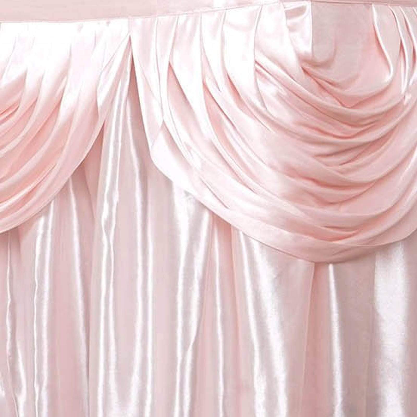 Satin Classic Drape Table Skirt
