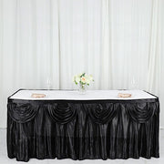 Satin Classic Drape Table Skirt