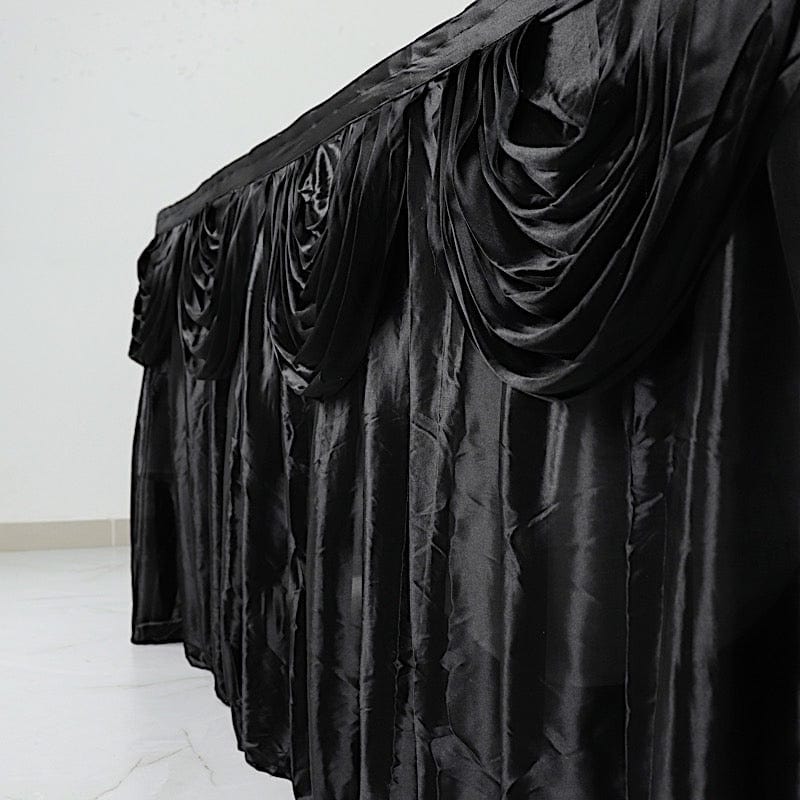 Satin Classic Drape Table Skirt