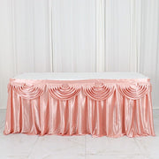 Satin Classic Drape Table Skirt