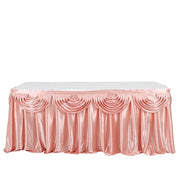 Satin Classic Drape Table Skirt