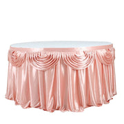 Satin Classic Drape Table Skirt