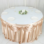 Satin Classic Drape Table Skirt