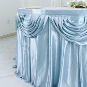 Satin Classic Drape Table Skirt