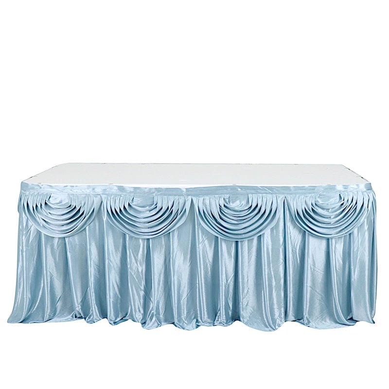 Satin Classic Drape Table Skirt