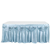 Satin Classic Drape Table Skirt