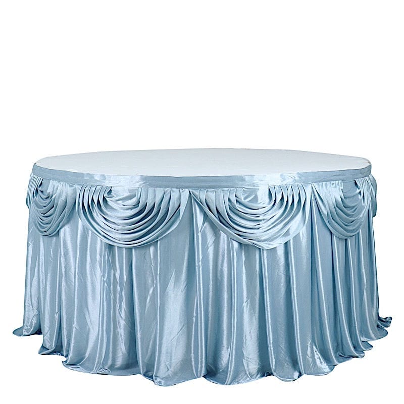 Satin Classic Drape Table Skirt