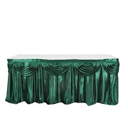 Satin Classic Drape Table Skirt
