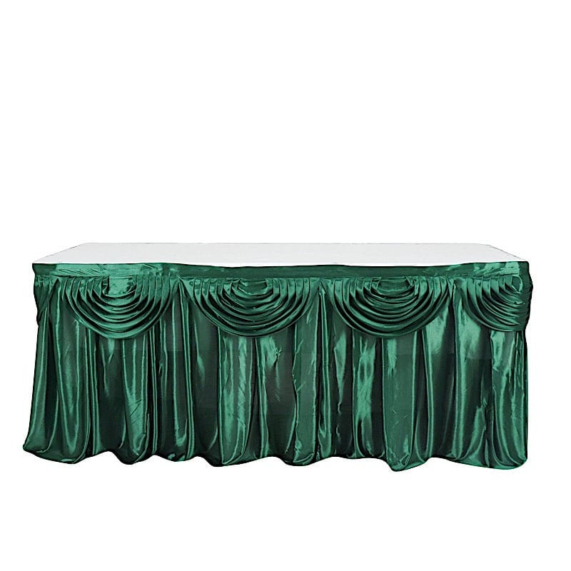 Satin Classic Drape Table Skirt