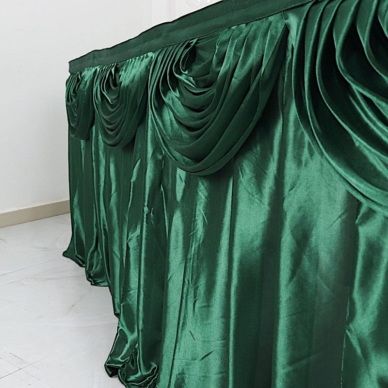 Satin Classic Drape Table Skirt