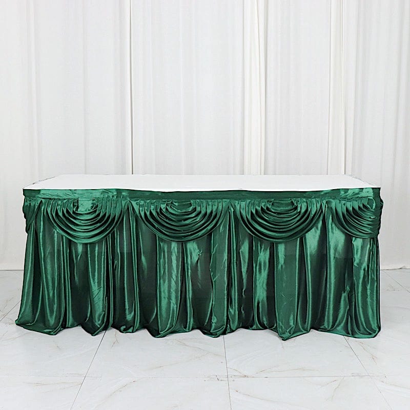 Satin Classic Drape Table Skirt