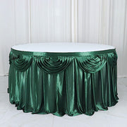 Satin Classic Drape Table Skirt