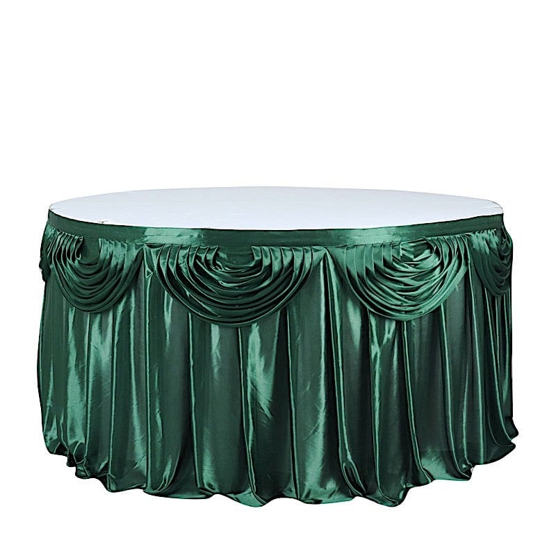 Satin Classic Drape Table Skirt