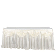 Satin Classic Drape Table Skirt
