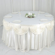 Satin Classic Drape Table Skirt