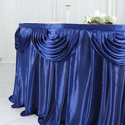 Satin Classic Drape Table Skirt