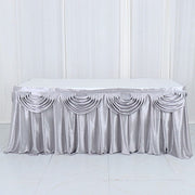 Satin Classic Drape Table Skirt