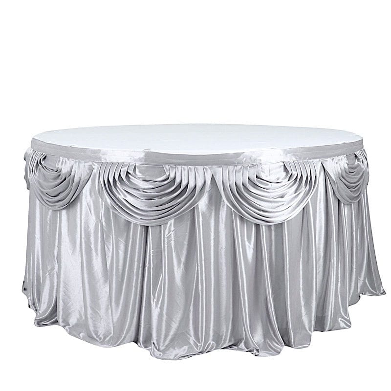 Satin Classic Drape Table Skirt