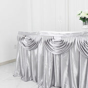 Satin Classic Drape Table Skirt