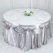 Satin Classic Drape Table Skirt