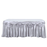 Satin Classic Drape Table Skirt