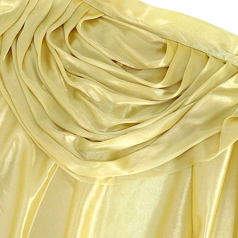 Satin Classic Drape Table Skirt