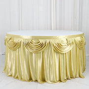 Satin Classic Drape Table Skirt