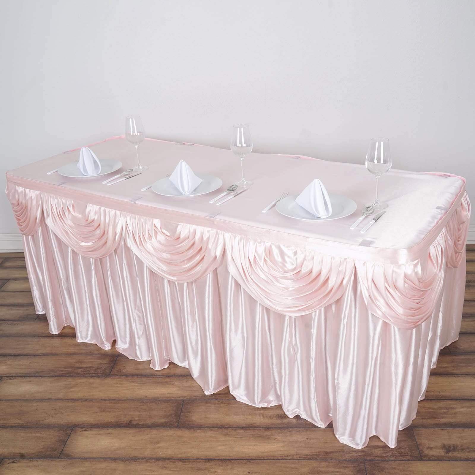 Satin Classic Drape Table Skirt SKT_06_046_14