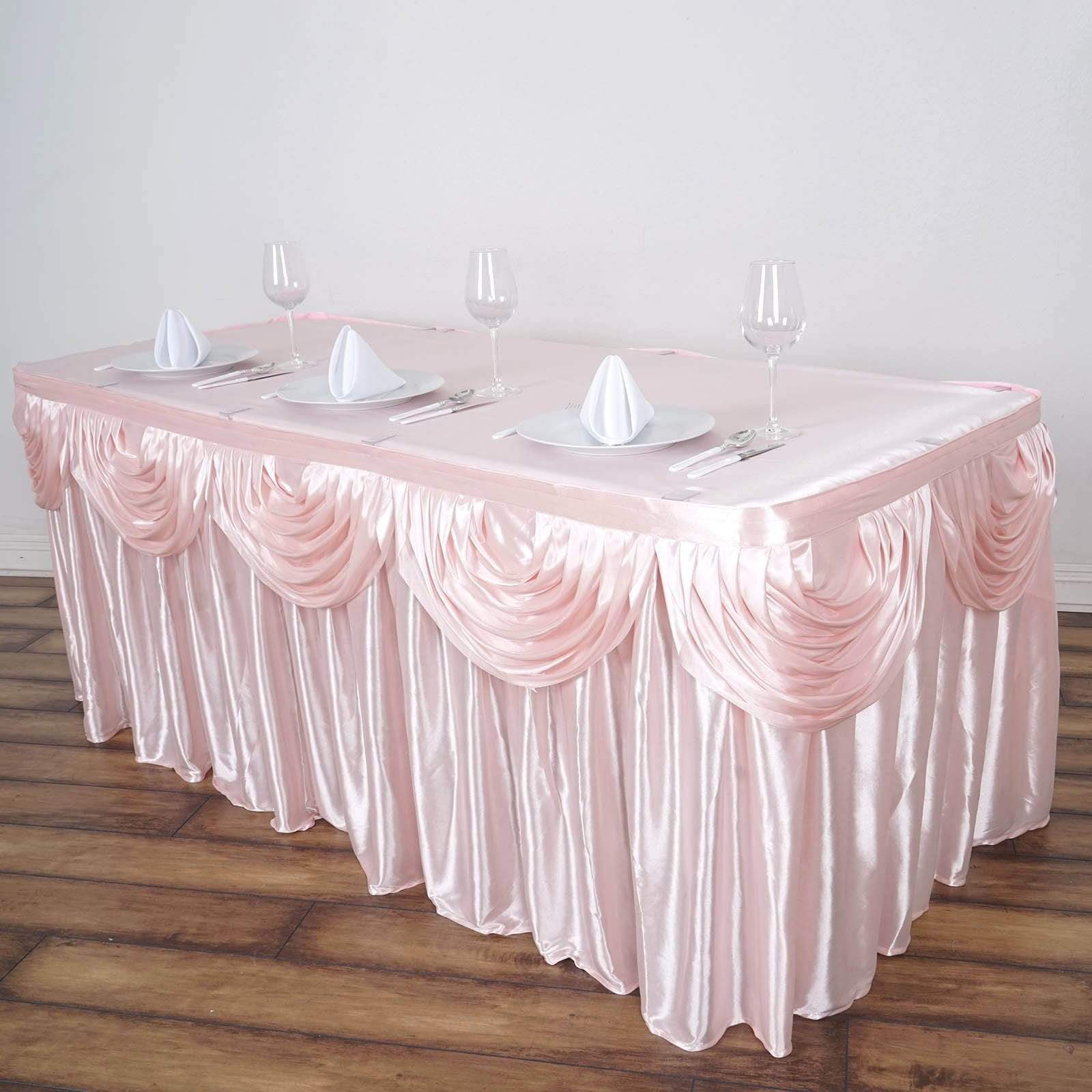 Satin Classic Drape Table Skirt SKT_06_046_21
