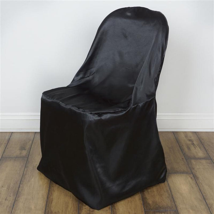 Stretch Spandex Lifetime Folding Chair Cover Black