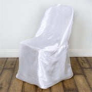 Satin Folding Chair Cover Wedding Party Decorations