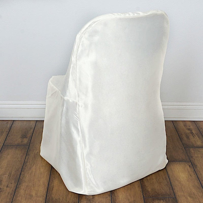 Satin Folding Chair Cover Wedding Party Decorations