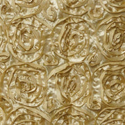 Satin Ribbon Roses Square Chair Cap Cover