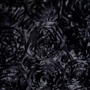 Satin Ribbon Roses Table Runner