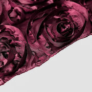 Satin Ribbon Roses Table Runner